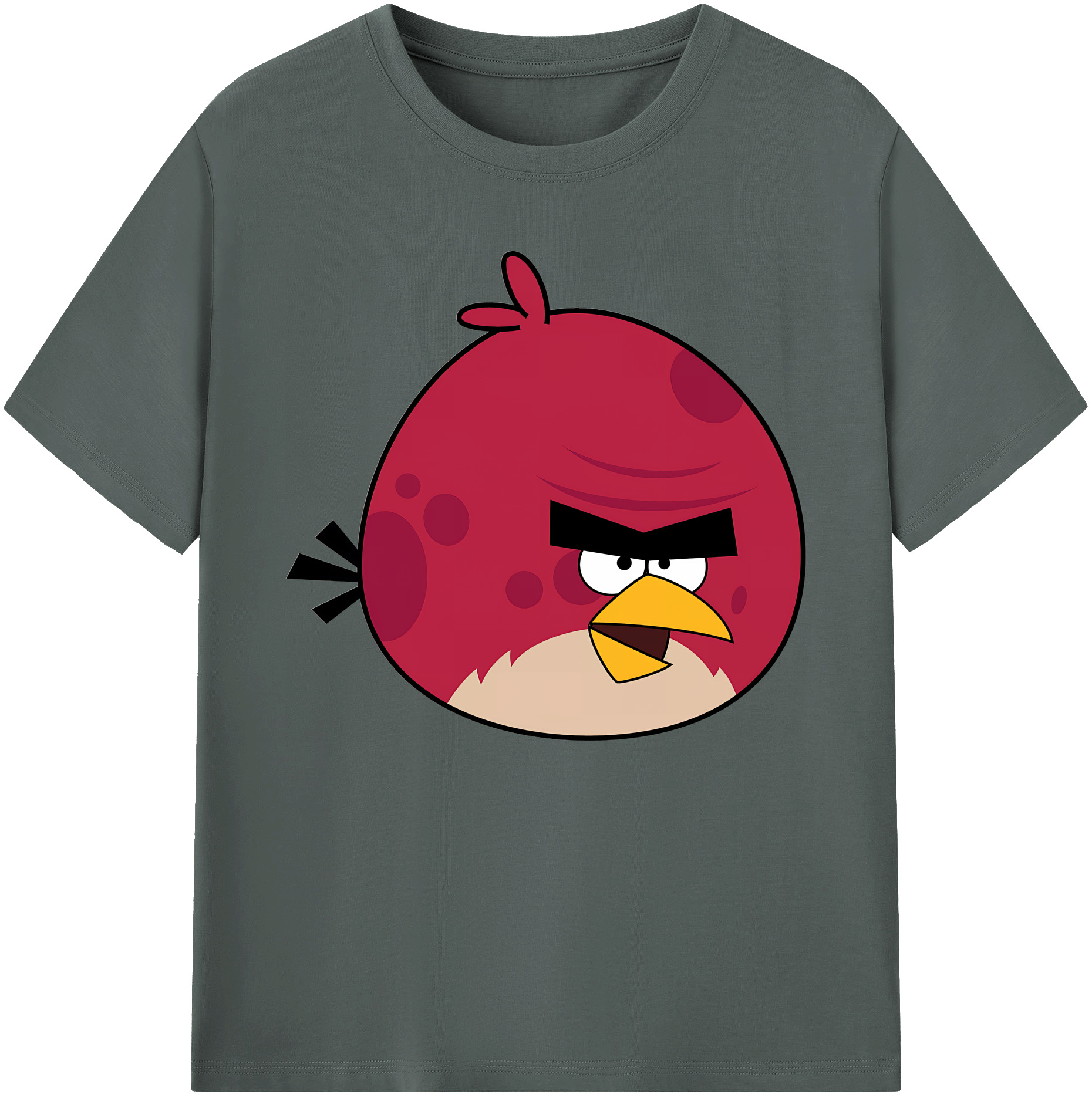 （画像用） Angry Birds アングリーバード 綿100％ メンズ半袖Tシャツ｜肌触りやわらか＆通気性